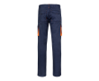 Werkbroek met meer zakken in tweekleurige tint 240 g/m² Velilla kleur oranje
