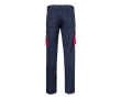 Werkbroek met meer zakken in tweekleurige tint 240 g/m² Velilla kleur rood