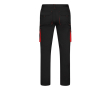 Unisex werkbroek, tweekleurig, van katoen 240 g/m² Velilla kleur rood