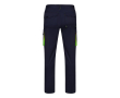 Werkbroek met meer zakken in tweekleurige tint 240 g/m² Velilla kleur groen