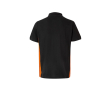 Tweekleurige werkpolo van piqué stof 180 g/m² Velilla kleur oranje