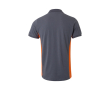 Werkpolo van piqué, tweekleurig, korte mouw 180 g/m² Velilla kleur oranje