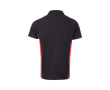 Tweekleurige werkpolo van piqué stof 180 g/m² Velilla kleur rood