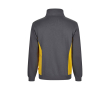 Werktrui van fleece met halve ritssluiting 260 g/m² Velilla kleur geel