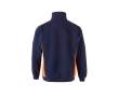 Werktrui van fleece, van polyester en katoen 260 g/m² Velilla kleur oranje