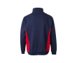 Werktrui van fleece, van polyester en katoen 260 g/m² Velilla kleur rood