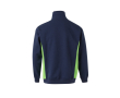 Werktrui van fleece, van polyester en katoen 260 g/m² Velilla kleur groen