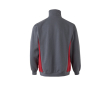 Werktrui van fleece met halve ritssluiting 260 g/m² Velilla kleur rood