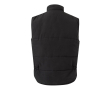 Werkvest met logo, gevoerd, van polyester 220 g/m² Velilla kleur zwart