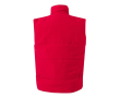 Werkvest met logo, gevoerd, van polyester 220 g/m² Velilla kleur rood