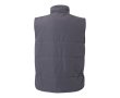 Werkvest met logo, gevoerd, van polyester 220 g/m² Velilla kleur grijs