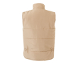 Werkvest met logo, gevoerd, van polyester 220 g/m² Velilla kleur naturel
