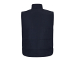 Gewatteerd en omkeerbaar werkvest van polyester 220 g/m² Velilla kleur geel