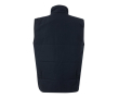 Gewatteerd en omkeerbaar werkvest van polyester 220 g/m² Velilla kleur oranje