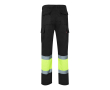 Werkbroek van katoen en polyester, reflecterend 210 g/m² Velilla kleur zwart