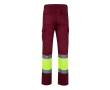 Werkbroek met zakken, van katoen en polyester 210 g/m² Velilla kleur bordeaux