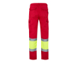 Unisex werkbroek van katoen en polyester 210 g/m² Velilla kleur rood