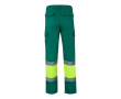 Unisex werkbroek van katoen en polyester 210 g/m² Velilla kleur groen