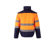 Werkjas in groot formaat van polyester 180 g/m² Velilla kleur oranje