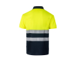 Extra grote werkpolo met hoge zichtbaarheid 160 g/m² Velilla kleur geel