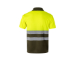 Werkpolo met korte mouwen, van polyester 160 g/m² Velilla kleur miliair groen