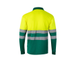 Werkpolo met reflecterende details 160 g/m² Velilla kleur groen