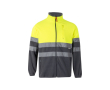 Fleece werkjas, tweekleurig, van polyester 280 g/m² Velilla kleur geel