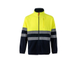 Extra grote softshell werkjas van polyester 280 g/m² Velilla kleur geel