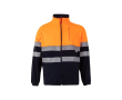 Extra grote softshell werkjas van polyester 280 g/m² Velilla kleur oranje
