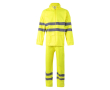 Regenpak met reflecterende details 130 g/m² Velilla kleur neon geel