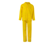 Tweedelig regenpak van gecoat polyester 225 g/m² Velilla kleur geel