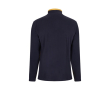 Fleece werkjas van polyester met zakken 220 g/m² Velilla kleur geel
