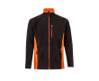Fleece werkjas van polyester met zakken 220 g/m² Velilla kleur neon oranje
