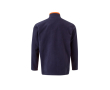 Fleece werkjas van polyester met zakken 220 g/m² Velilla kleur oranje