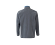Unisex fleece werkjas van polyester 220 g/m² Velilla kleur lichtblauw