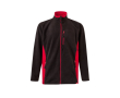 Fleece werkjas van polyester met zakken 220 g/m² Velilla kleur onverzadigd rood
