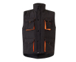 Unisex werkvest met zakken, van polyester 120 g/m² Velilla kleur oranje