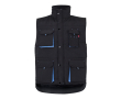 Unisex werkvest met zakken, van polyester 120 g/m² Velilla kleur lichtblauw