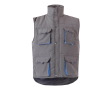 Unisex werkvest met zakken, van polyester 120 g/m² Velilla kleur koningsblauw