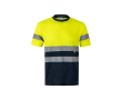 T-shirt van polyester met hoge zichtbaarheid 140 g/m² Velilla kleur geel