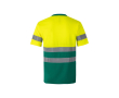Werkshirt met reflecterende details 140 g/m² Velilla kleur groen