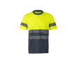 Werkshirt van polyester, reflecterend 140 g/m² Velilla kleur grijs