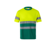 Werkshirt van polyester, reflecterend 140 g/m² Velilla kleur groen