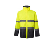Werkjas van polyester, reflecterend 190 g/m² Velilla kleur grijs