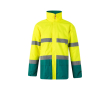 Werkjas van polyester, reflecterend 190 g/m² Velilla kleur groen