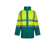 Werkjas 4-in-1 van polyester met PU-coating 180 g/m² Velilla kleur groen