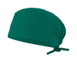 Medische muts van keperstof, van polyester en katoen 190 g/m² Velilla kleur groen