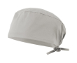 Medische muts van keperstof, van polyester en katoen 190 g/m² Velilla kleur lichtgrijs