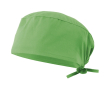 Medische muts van keperstof, van polyester en katoen 190 g/m² Velilla kleur limoen groen