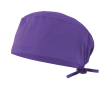 Medische muts van keperstof, van polyester en katoen 190 g/m² Velilla kleur lila